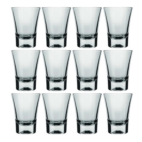 Copo Shot  Dose De Vidro Olé 60ml Kit 12 Unidades Cachaça Shot Tequila Pinga em Oferta na Shopee