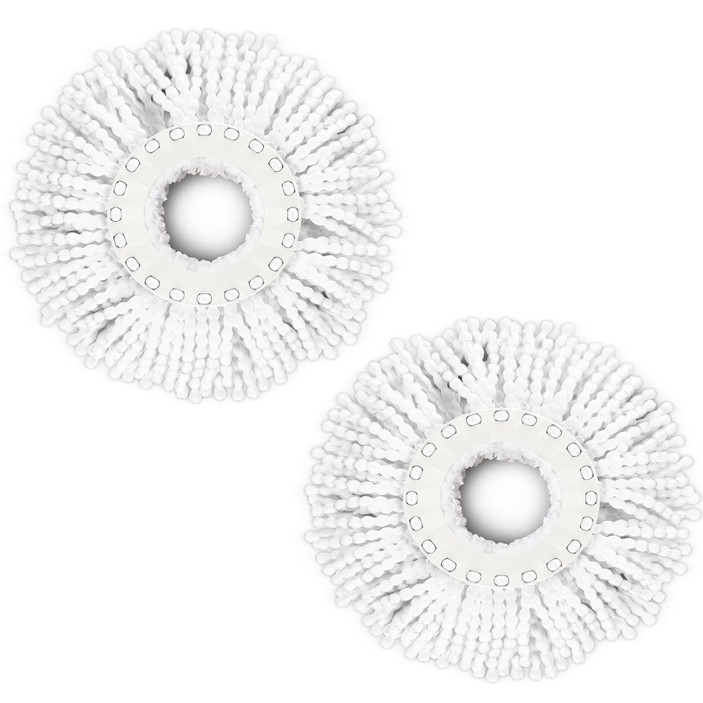Kit 2 Refil MOP Giratório Microfibra – Almofada de Limpeza Absorvente 360° Original