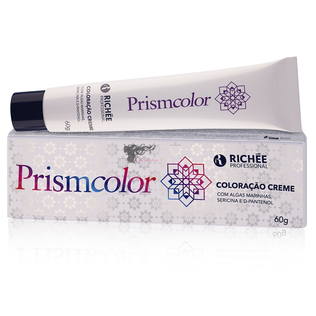 Richée Prismcolor 1 Tinta Coloração Profissional Cabelos 60g - Cores 1 - Bases em Oferta na Shopee