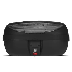 Baú Bauleto Moto Pro Tork Smartbox 2 45 Litros Preto Com Lente Cristal Cabe 2 Capacetes - Pro Tork