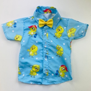 Camisa Temática PINTINHO AMARELINHO em Oferta na Shopee