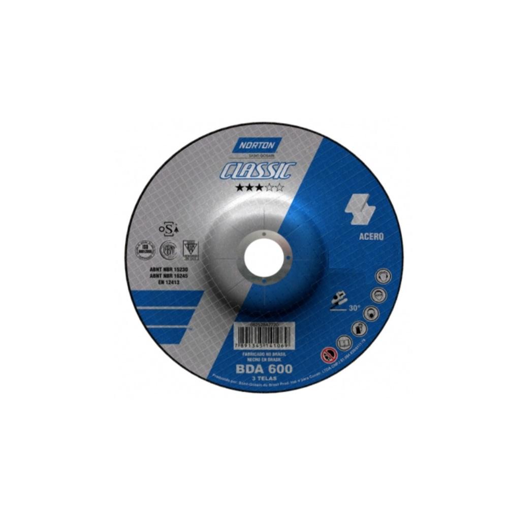 Disco Desbaste 7'' X 1/4'' X 7/8'' BDA 600 - Norton