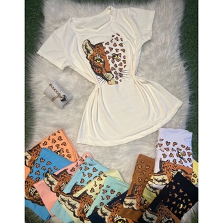 blusa T-shirt Viscolycra estampas moda Verão