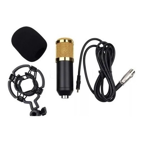 Microfone Estúdio Profissional Condensador Bm-800
