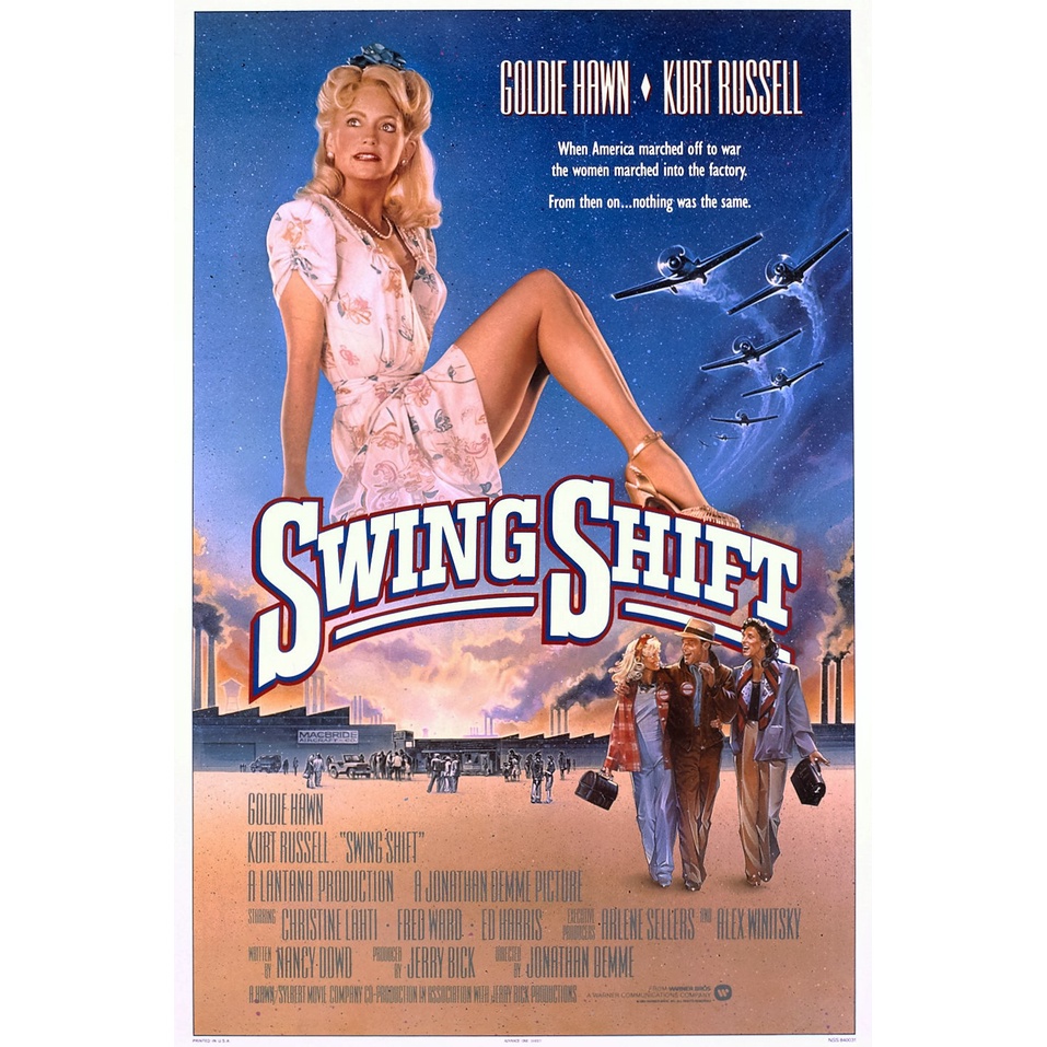 Armas e Amores (1984) (Swing Shift) - Goldie Hawn, Kurt Russell e Ed Harris