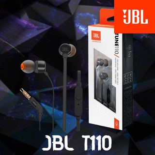 (1 Ano De Garantia) [Original] Fone De Ouvido Jbl T110 Estéreo Com Cabo De 3,5mm Para Esportes Com Música