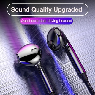 Fone De Ouvido Bass Shock Headset Com Fio 3.5 Esportivo Com Microfone De Alta Qualidade