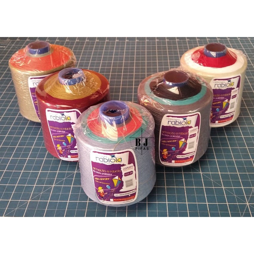 Linha para Armação de Pipa ou Rabiola 5 mil jardas Cores em Oferta na Shopee