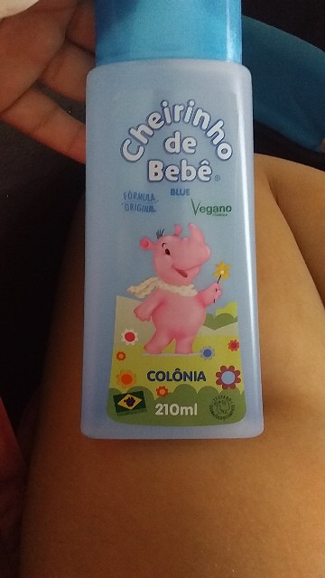 Colonia Cheirinho De Bebe Azul 210ml Shopee Brasil