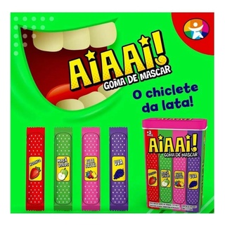 Goma De Mascar Kids Aiaai! Embalagem Lata