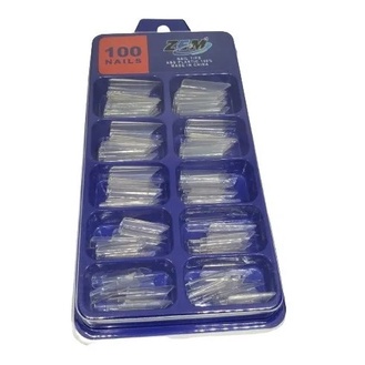 100 Tips Curvatura C - Acrilica Transparente fan nils