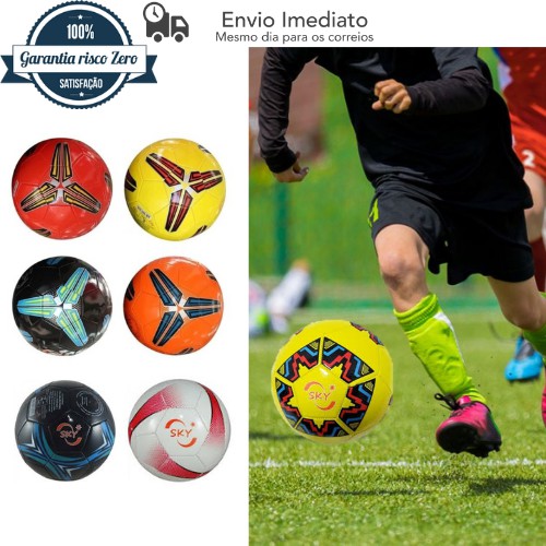 Bola de Futebol de Campo Couro Sintético Tamanho Oficial!