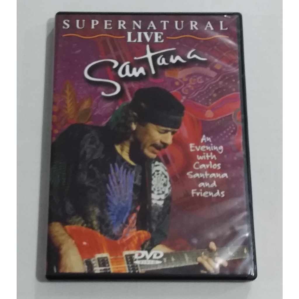 DVD Santana – Supernatural Live IMPORTADO U.S.A ÓTIMO ESTADO
