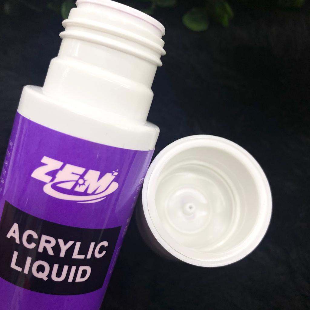 Monomer ZEM 75ml Líquido Acrílico  Porcelana Unhas