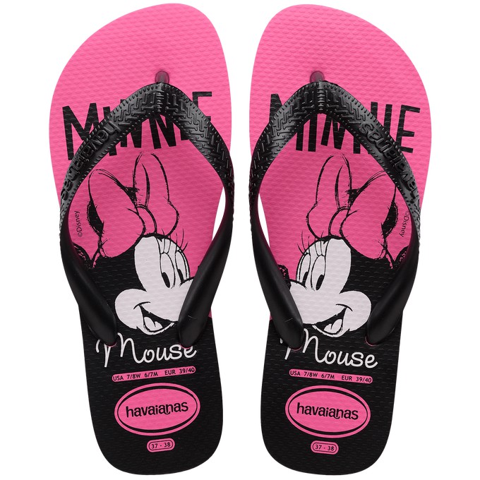 chinelo havaianas feminino da minnie