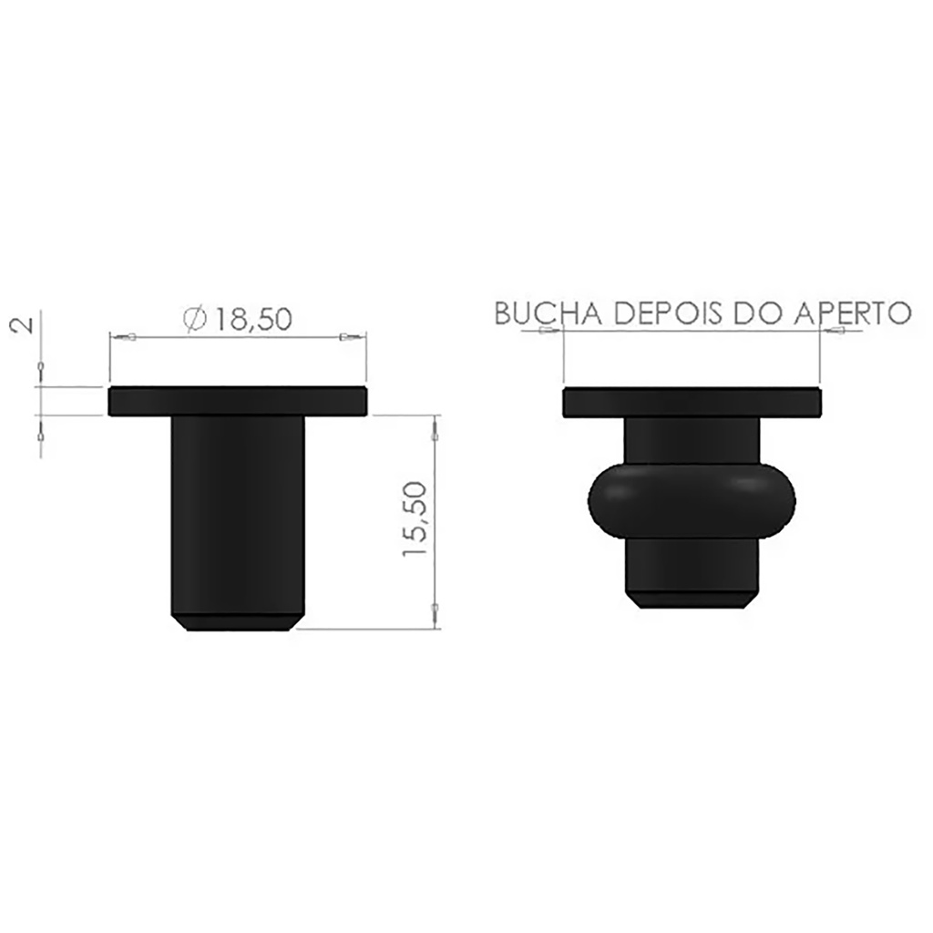 Bucha Para Bolha Moto Honda Adv 150