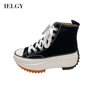 IELGY Tênis Esportivo Feminino Estilo hip-hop De Tecido