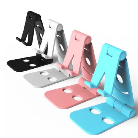 Suporte de carregamento para celular, tablet e telefone móvel universal, criativo, plástico, dobrável