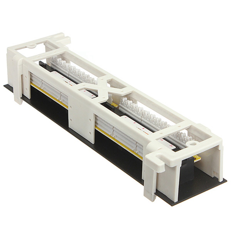 Kit De Ferramentas De Rede 12 Portas CAT6 Patch Panel RJ45 Rack De Montagem Em Parede Com Suporte Superfície BRG9