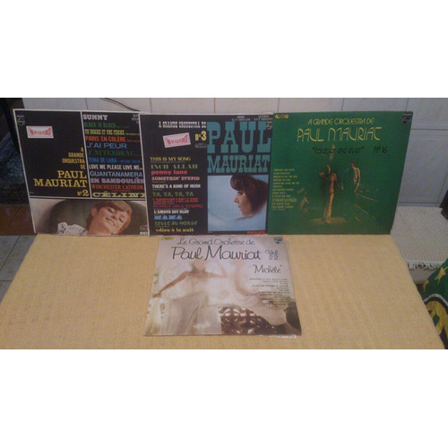 Lps Paul Mauriat - 4 Lps Em Ótimo Estado