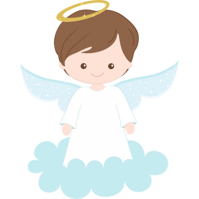 ANJINHO BATIZADO CENÁRIO DE CHÃO 60 CM