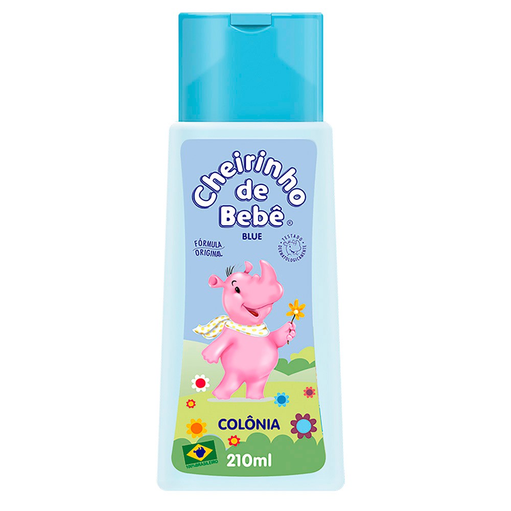 Colonia Cheirinho De Bebe Azul 210ml Shopee Brasil