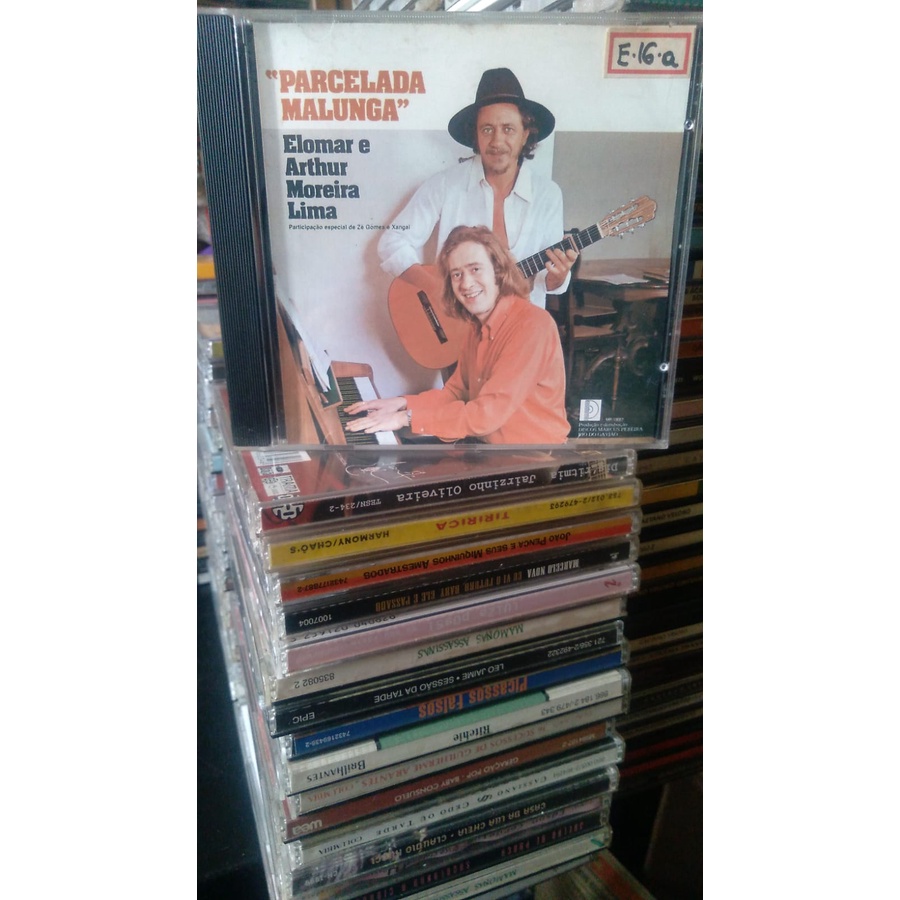 CD Parcelada Malunga Elomar e Arthur Moreira Lima(1979) Discos Marcus Pereira
