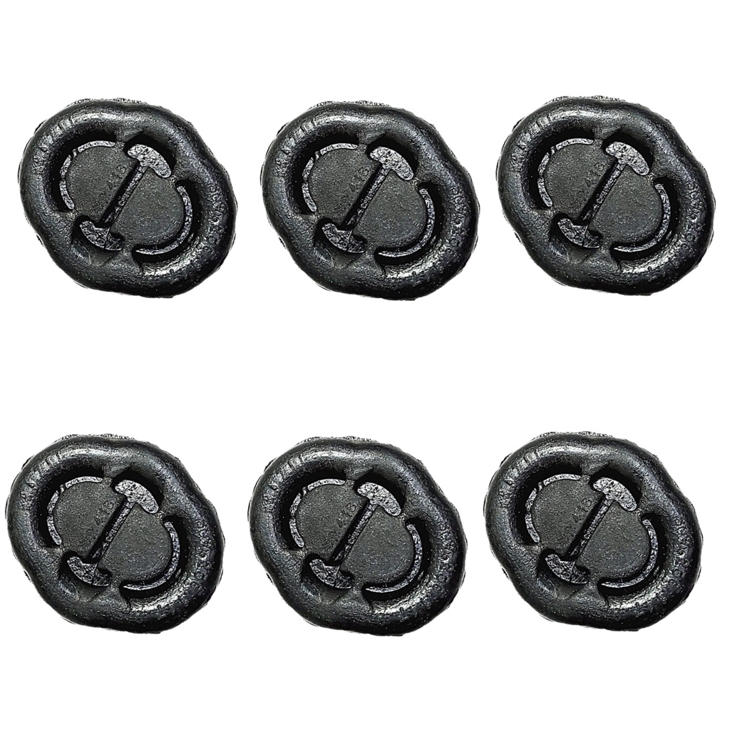 Kit coxim do escapamento Parati G1 G2 G3 G4 C/ 6 peças