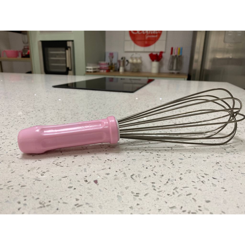 Batedor Fue Tipo Pera Profissional Resistente 25cm - cor rosa - PROMOÇÃO