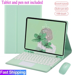 Capa De Teclado Touchpad Bluetooth Para Samsung Galaxy Tab S6 Lite/S7/FE/A7 S7 Plus