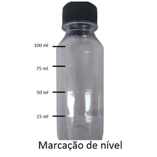 10 frascos de 100ml + tampa lacre F0100T28