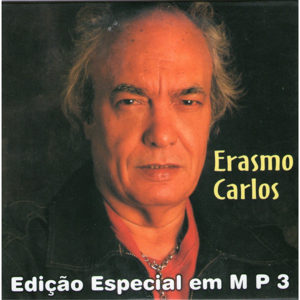 CD MP3 ERASMO CARLOS CAPA PAPELÃO