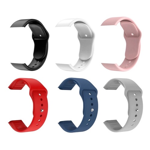 Pulseira Smartwatch D20 Silicone Premium DE Reposição Dos Relógios D20 D13 D18 Y8 LH 719 116 Plus