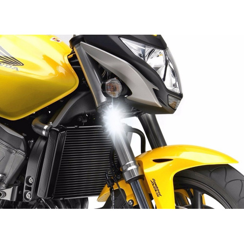 Farol Auxiliar Milha Led 18w Moto Honda Hornet Cb 600f 12/14 (par)