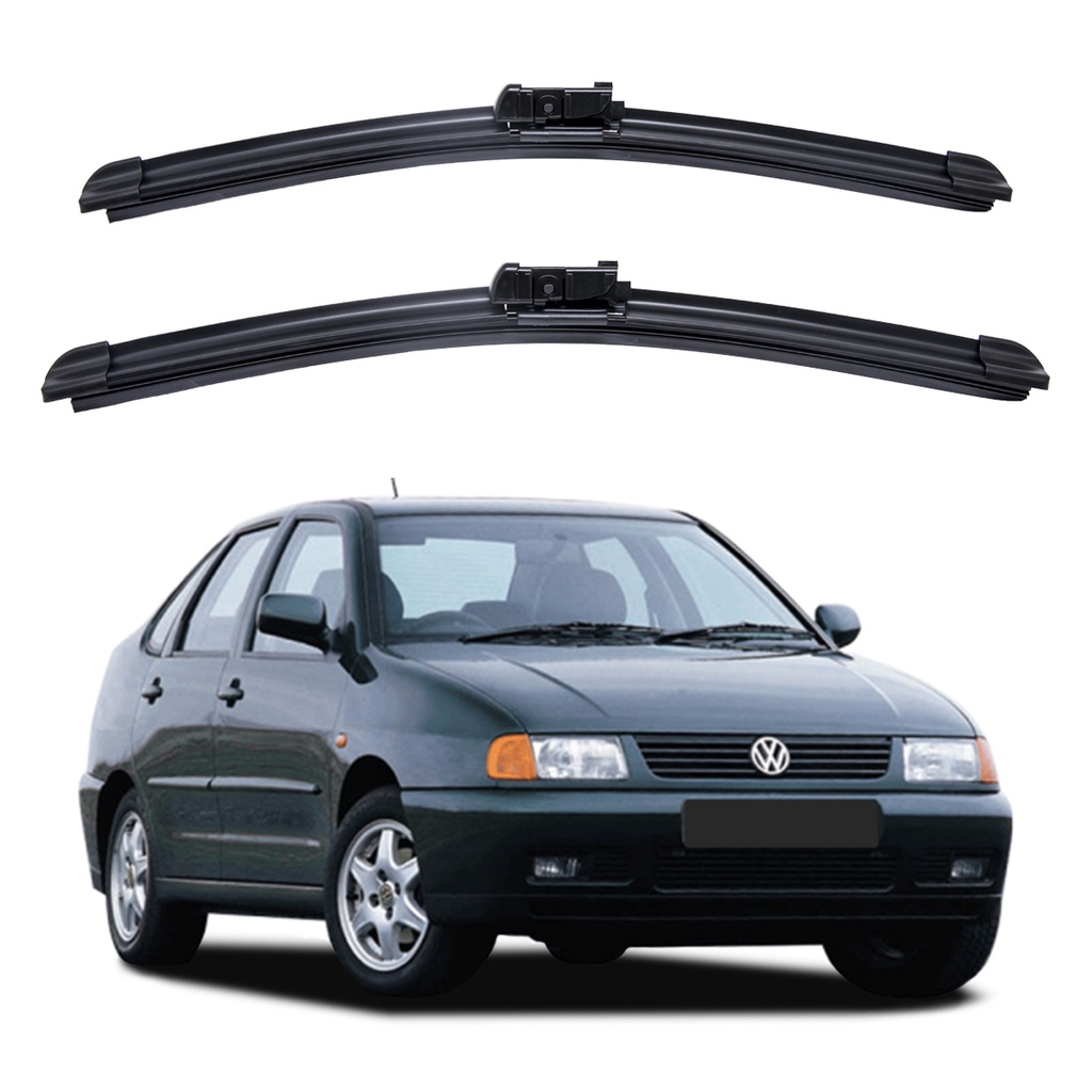 Par Palheta Limpador Parabrisa Silicone Volkswagen Polo Classic 1997 A 2002 em Oferta na Shopee