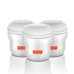 Conjunto 3 Frascos para Armazenar Leite 150 Ml MomS