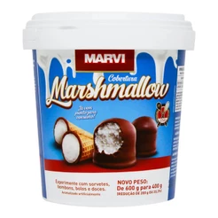 Cobertura Marshmallow Pronto 400g - Marvi