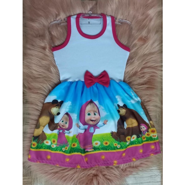Vestido temático regata masha