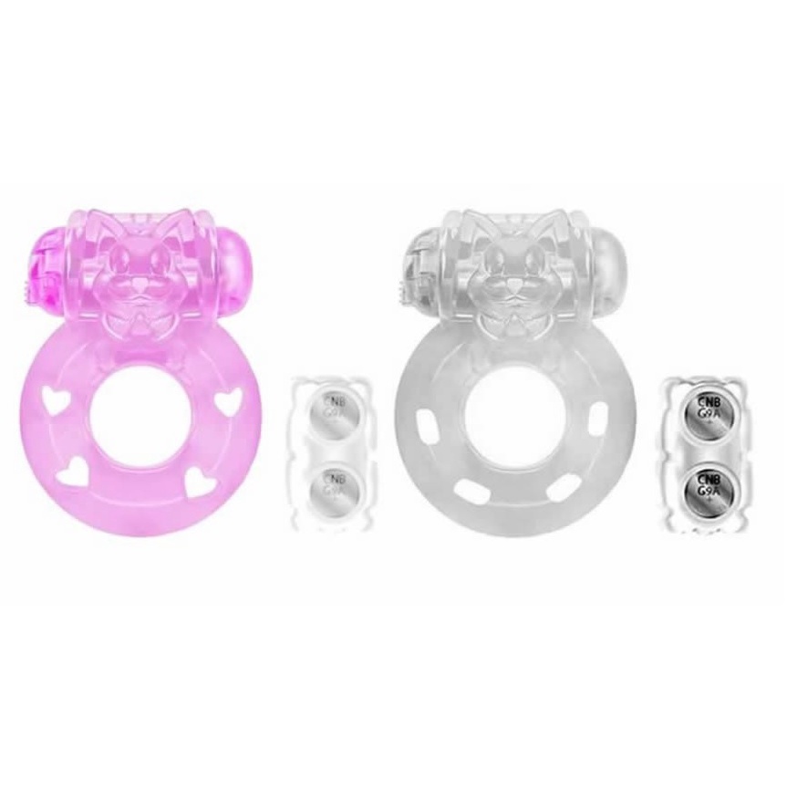 KIT com 2 Anel Pêniano Vibro em Oferta na Shopee