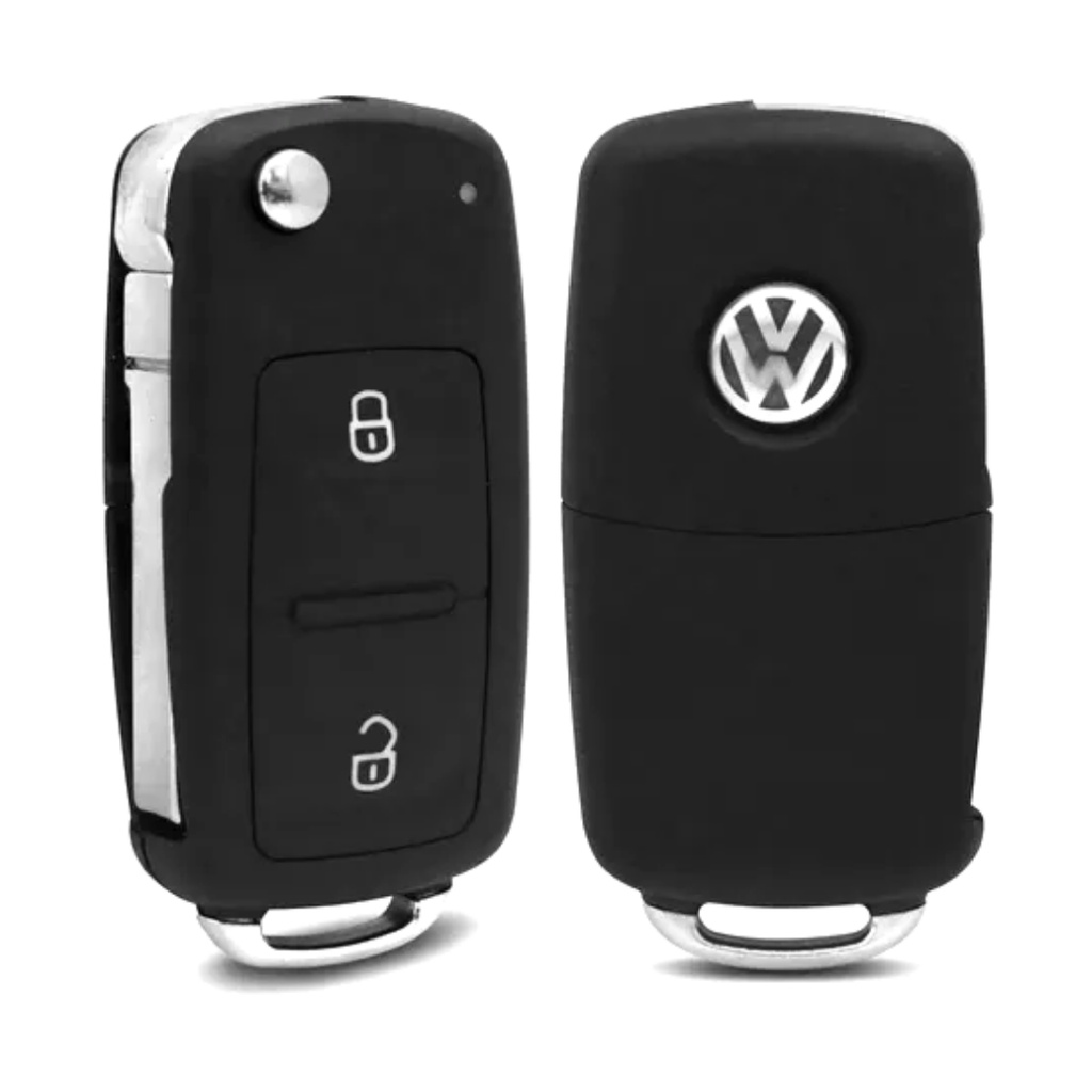 Chave Canivete Vw Amarok Saveiro gol Up Fox Voyage Jetta G6 2 Botões em Oferta na Shopee