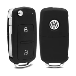 Chave Canivete Vw Amarok Saveiro gol Up Fox Voyage Jetta G6 2 Botões