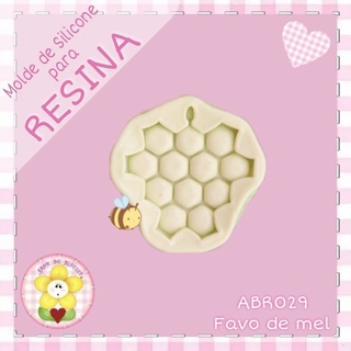 Molde de silicone ABR029 Favo de mel
