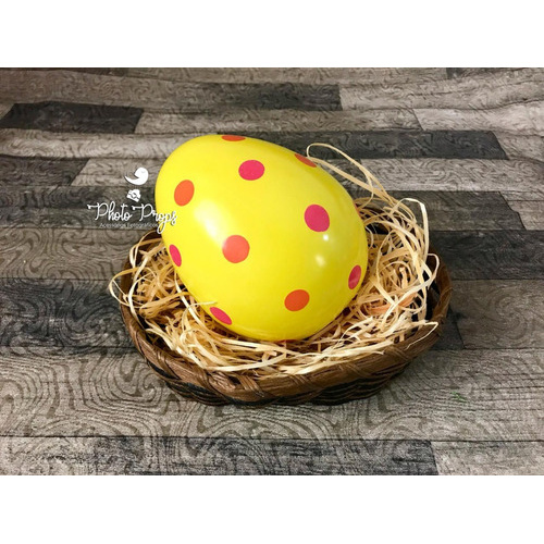 Ovo Yellowchok 15 Cm New Born Props Páscoa