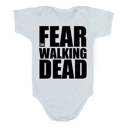 Body Manga Curta Bebê Bodie Fear The Walking Dead