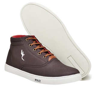 Tênis Polo Blu Sapatênis Coturno Botinha Cano Alto Masculino Leve e Confortável