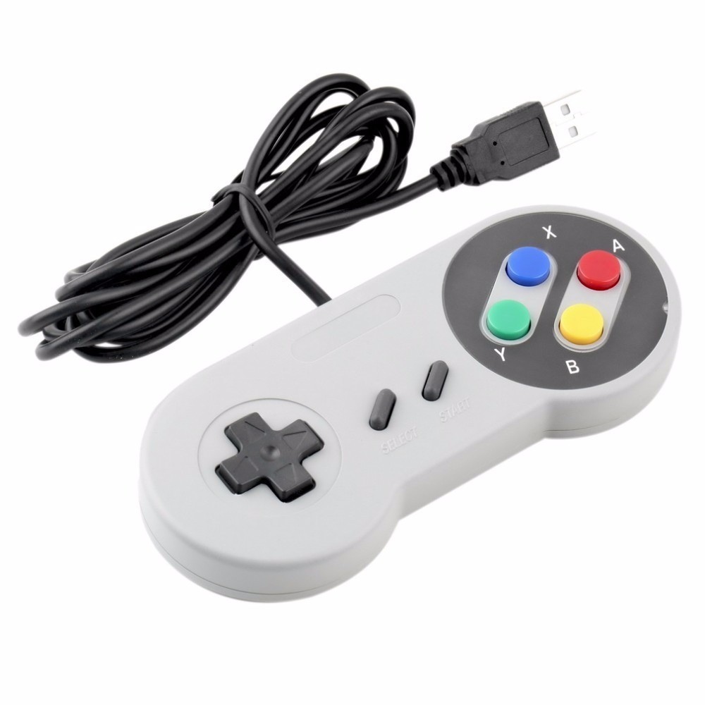 CONTROLE NITENDO USB PC SNES JOYSTICK