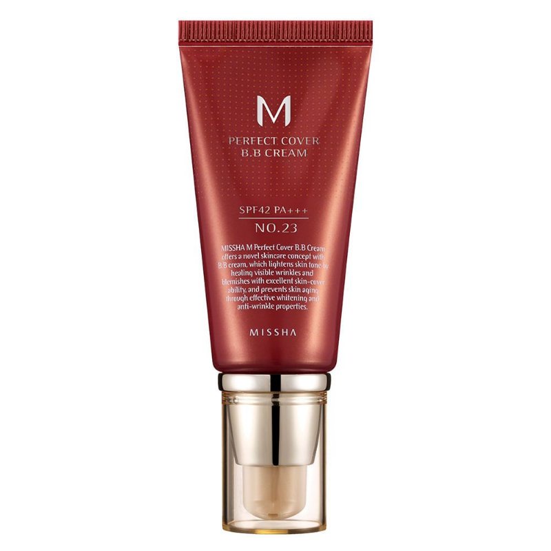 BB Cream, M Perfect Cover BB Cream, 50ml, #23 Natural Beige, Missha