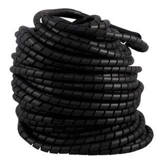 Organizador De Fios Cabos Espiral 15 Metros 1/2 Escritório (Preto) em Oferta na Shopee