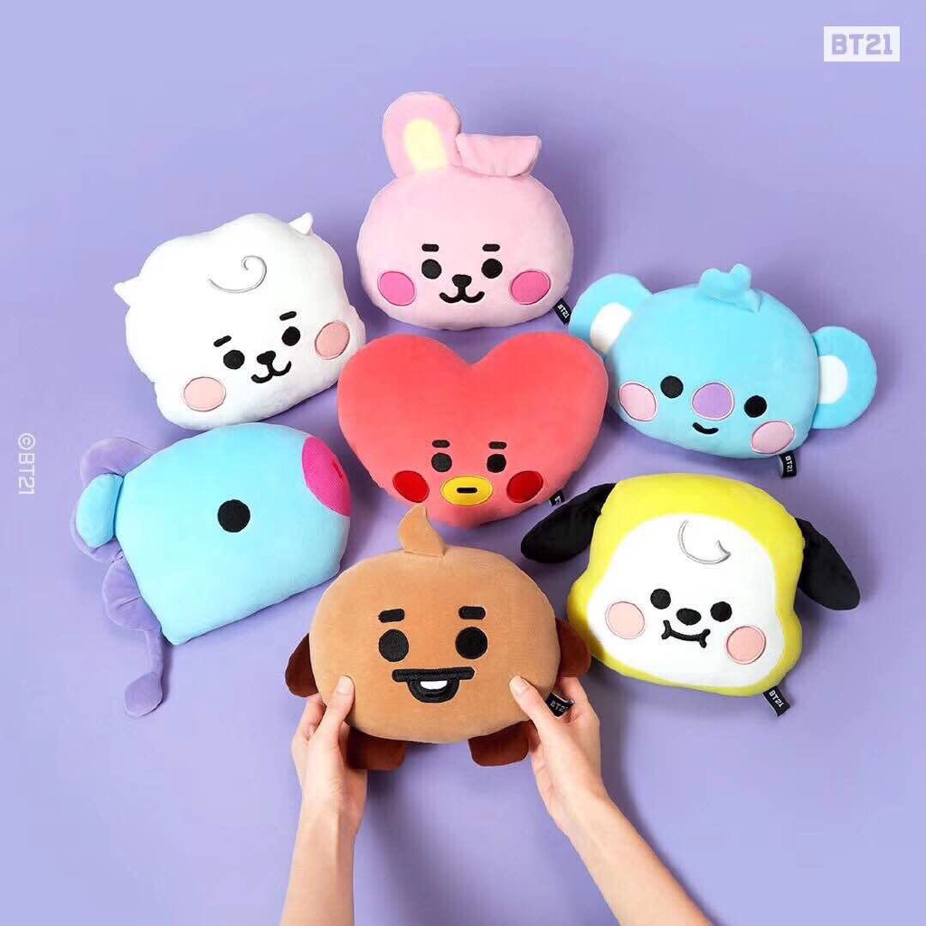 Kpop Bt21 BTS Almofada Boneca de Brinquedo Cute Baby ...