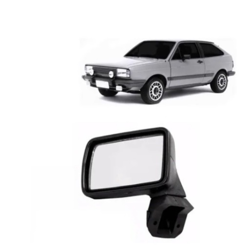 Retrovisor Lado Esquerdo Gol Saveiro Parati Voyage 1983 1984 1985 1986 1987 Sem Controle